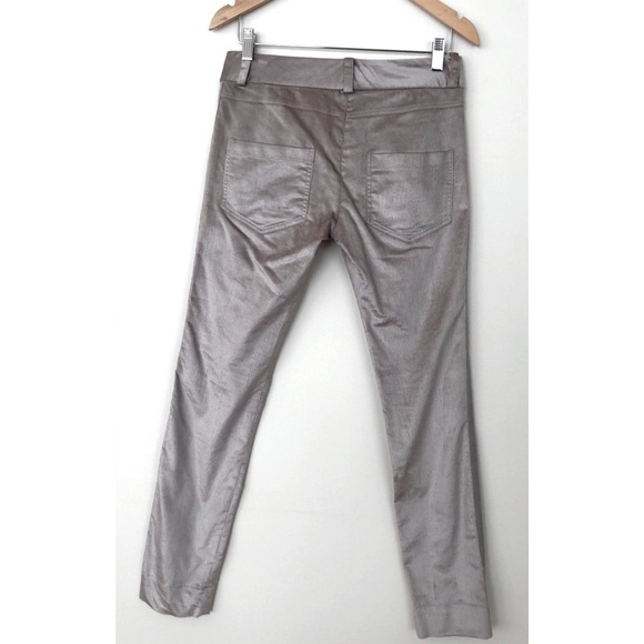 Maria Garcia Women’s Pants Corduroy Metallic Skinny Striped Sides Soft Cotton 6 - Picture 4 of 6